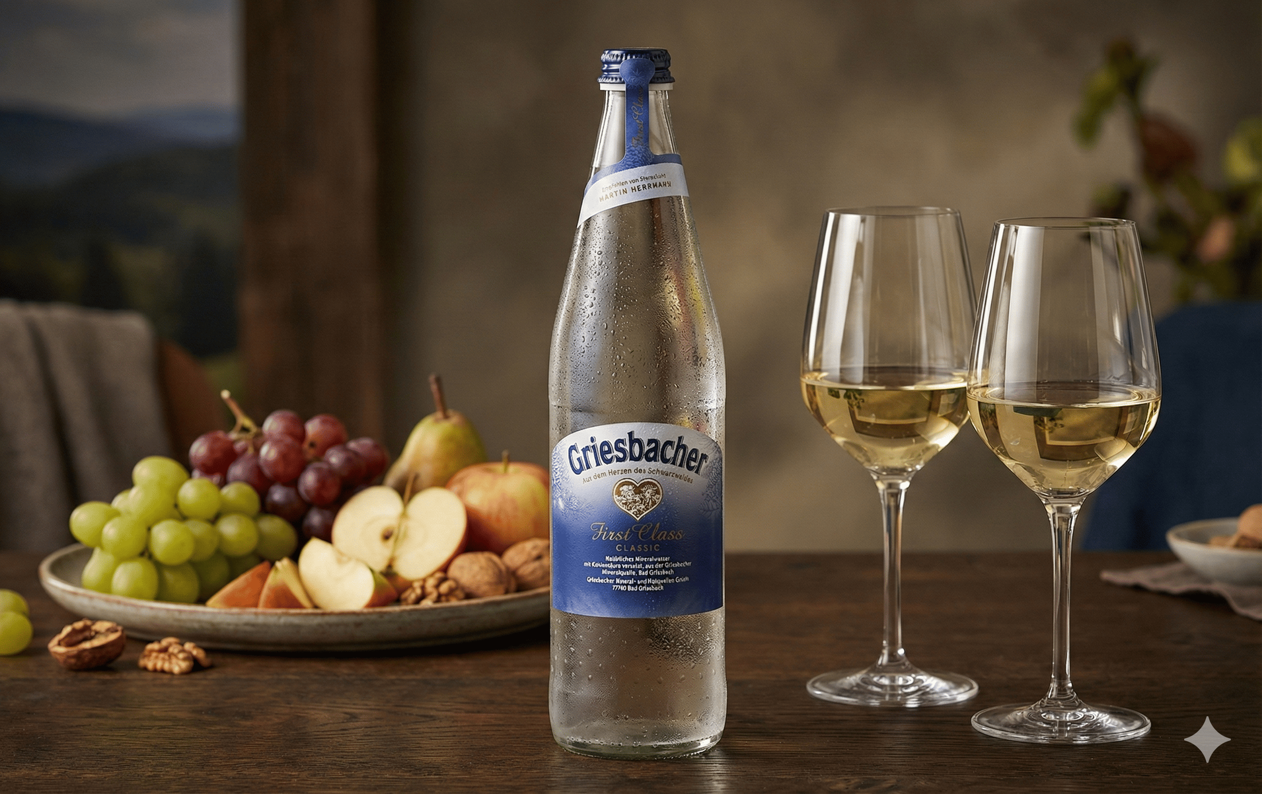 Weisswein mit Griesbacher Classic